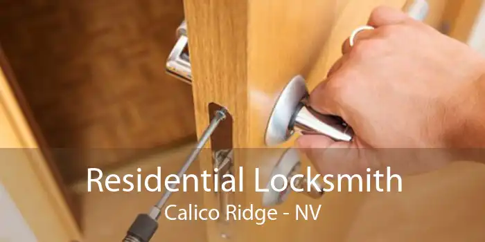 Residential Locksmith Calico Ridge - NV