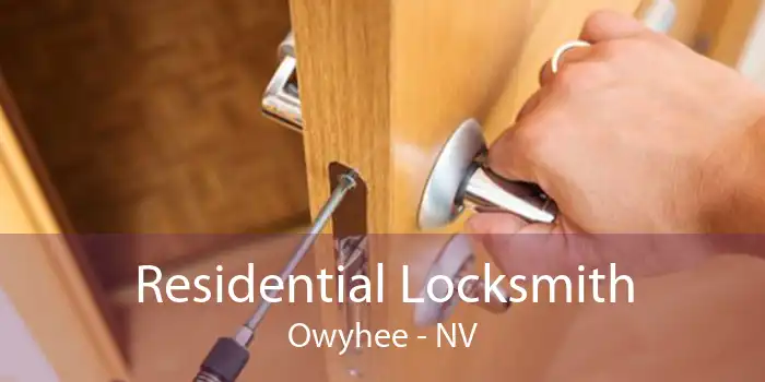 Residential Locksmith Owyhee - NV