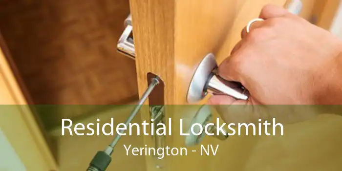 Residential Locksmith Yerington - NV